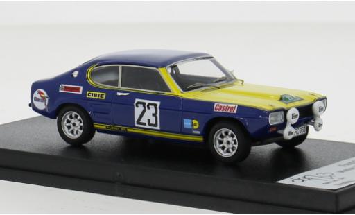 Miniature Ford Capri 1/43 Trofeu 2600 Rallye Bavaria 1971 #23 1:43 Ford Capri 1/43 Trofeu 2600 Rallye Bavaria 1971 #23 1:43 miniature