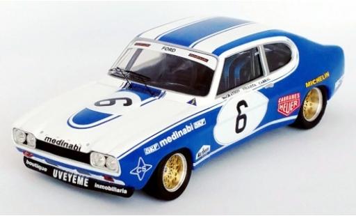 Ford Capri 1/43 Trofeu 2600 RS No.6 Medinabi 4h Jarama 1975 J.de Bagration/E.de Villota/N.Cabral miniature