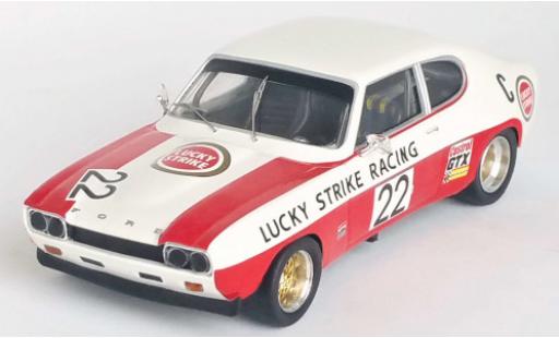 Ford Capri 1/43 Trofeu MK I 2600 RS No.22 Lucky Strike 3h Lourenco Marques 1971 J.Mass miniature
