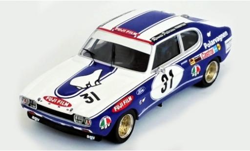 Ford Capri 1/43 Trofeu MK I RS 2600 No.31 Mantorp Park 1972 R.Peterson miniature