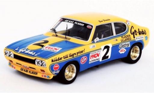 Ford Capri 1/43 Trofeu MkI 2600 RS No.2 Kinnekulle Ring 1973 B.Brasta miniature
