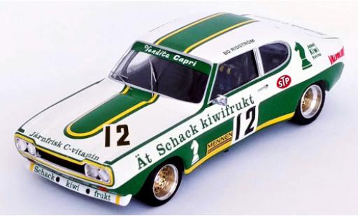 Ford Capri 1/43 Trofeu MKI RS 2600 No.12 Schack Kiwi Racing Swidish Gold Cup Kinnekulle Ring 1973 B.Ridström miniature