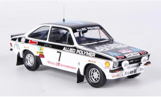 Ford Escort 1/43 Trofeu II RS 1800 No.7 Allied Polymer Rallye Wales 1976 A.Vatanen miniature
