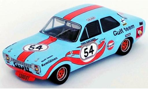 Ford Escort 1/43 Trofeu MK I 1300 GT RHD No.54 Gulf Brands Hatch 1972 H.Kemiläinen miniature