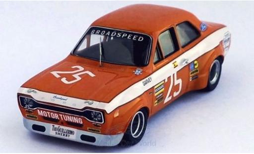 Miniature Ford Escort 1/43 Trofeu MK I No.25 Broadspeed Vila Real 1973 R.Barrios Ford Escort 1/43 Trofeu MK I No.25 Broadspeed Vila Real 1973 R.Barrios miniature