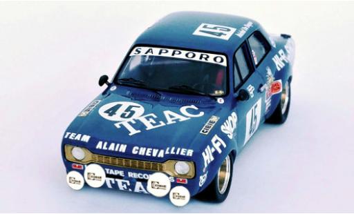 Ford Escort 1/43 Trofeu MK I No.45 Teac 24h Spa 1975 D.Brillat/M.Noe miniature