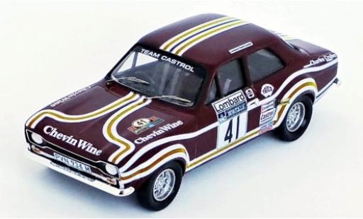 Ford Escort 1/43 Trofeu MK I RHD No.41 Team Castrol Chevin Wine Rallye WM RAC Rallye 1974 T.Drumond/D.Richards miniature
