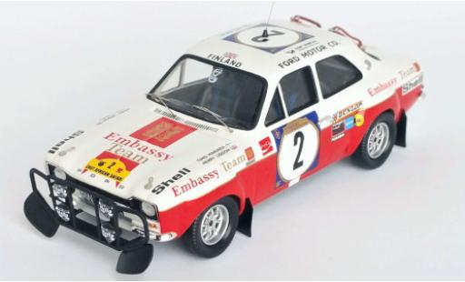 Ford Escort 1/43 Trofeu MK I RS 1600 No.2 Embassy Safari Rallye 1972 T.Mäkinen/H.Liddon miniature