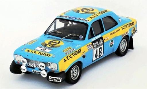 Ford Escort 1/43 Trofeu MK I RS 1600 RHD No.48 RAC Rallye 1973 R.Brookes/J.Brown miniature