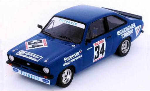Ford Escort 1/43 Trofeu MK II No.34 Vila do Conde 1980 A.Carreira miniature