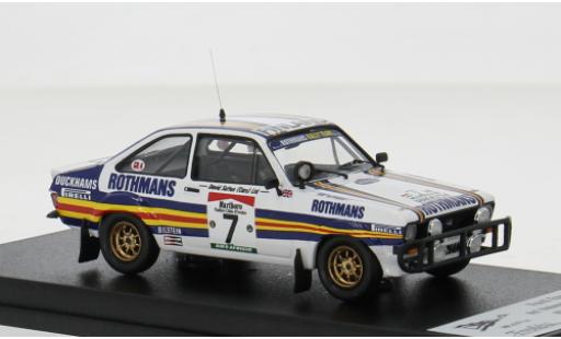 Miniature Ford Escort 1/43 Trofeu MK II Rally Bandama 1981 #7 1:43 Ford Escort 1/43 Trofeu MK II Rally Bandama 1981 #7 1:43 miniature