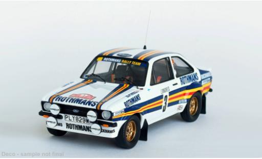 Ford Escort 1/43 Trofeu MK II Rally Monte Carlo 1981 #3 1:43 miniature