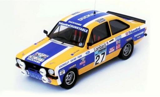 Ford Escort 1/43 Trofeu MK II RHD No.27 Duckhams Rallye WM RAC Rallye 1979 A.Carter/D.West miniature