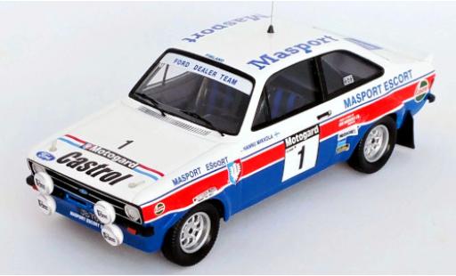 Ford Escort 1/43 Trofeu Mk II RS 1800 No.1 Dealer Team Masport Rallye WM Rallye Neuseeland 1979 H.Mikkola/A.Hertz miniature