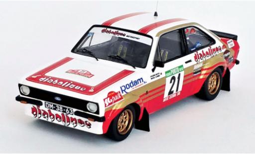 Ford Escort 1/43 Trofeu Mk II RS 1800 No.21 Diabolique Motorsport Rallye WM Rallye Portugal 1982 J.Santos/M.Oliveira miniature