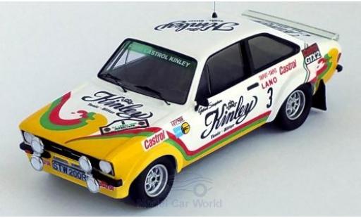 Miniature Ford Escort 1/43 Trofeu MK II RS 1800 No.3 Castrol Kinley Kinley Rally Ypres 1978 G.Staepelaere/F.Franssen Ford Escort 1/43 Trofeu MK II RS 1800 No.3 Castrol Kinley Kinley Rally Ypres 1978 G.Staepelaere/F.Franssen miniature
