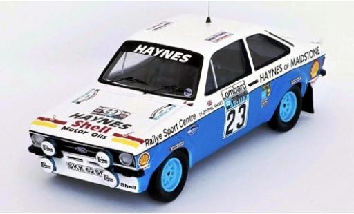 Ford Escort 1/43 Trofeu MK II RS 1800 RHD No.23 Haynes Rallye WM RAC Rallye 1978 J.Taylor/P.Short miniature
