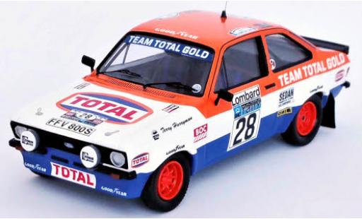 Ford Escort 1/43 Trofeu Mk II RS 1800 RHD No.28 Total Rallye WM RAC Rallye 1979 M.Wilson/T.Harryman miniature