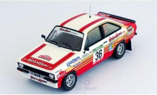Miniature Ford Escort 1/43 Trofeu MK II RS 2000 No.36 Rallye WM Rallye Portugal 1982 R.Souto/E.Cid Ford Escort 1/43 Trofeu MK II RS 2000 No.36 Rallye WM Rallye Portugal 1982 R.Souto/E.Cid miniature