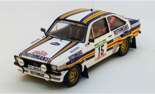 Ford Escort 1/43 Trofeu MK II RS No.15 Rothmans Rallye WM Rally Portugal 1981 M.Wilson/T.Harryman miniature
