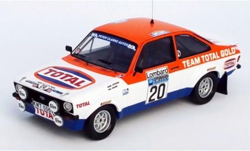 Ford Escort 1/43 Trofeu MK II RS No.20 Team Total Gold Total Rallye WM RAC Rallye 1979 H.Toivonen/P.Boland miniature