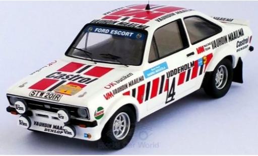 Ford Escort 1/43 Trofeu MK II RS No.4 VN Vauhdin Maalilma Rallye WM Rallye Schweden 1979 H.Mikkola/A.Hertz miniature