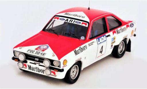 Ford Escort 1/43 Trofeu Mk2 No.4 Toyota Team Europe Rallye WM 1000 Lakes Rallye 1977 A.Vatanen/A.Aho miniature