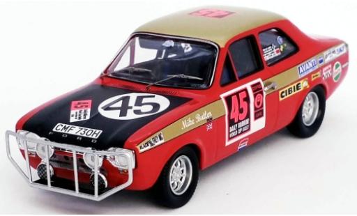Ford Escort 1/43 Trofeu MKI 1300 GT RHD No.45 London - Mexico World Cup Rally 1970 D.Harris/M.Butler miniature