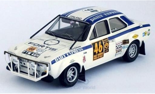 Ford Escort 1/43 Trofeu MKI No.46 Daily Express London - Mexico World Cup Rally 1970 R.Aaltonen/H.Liddon miniature