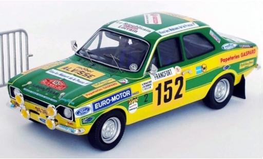 Miniature Ford Escort 1/43 Trofeu MkI RS2000 RHD No.152 Euro-Motor Rally Monte Carlo 1977 avec Absperrgitter A.Beauchef/J-R.Dubois/C.Keller Ford Escort 1/43 Trofeu MkI RS2000 RHD No.152 Euro-Motor Rally Monte Carlo 1977 avec Absperrgitter A.Beauchef/J-R.Dubois/C.Keller miniature