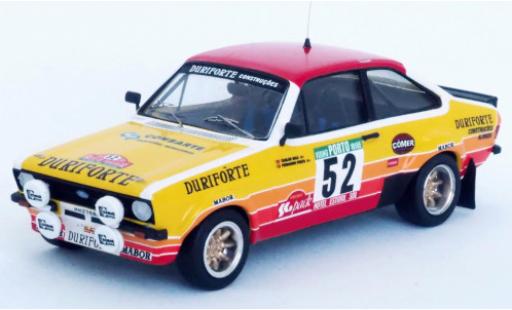 Ford Escort 1/43 Trofeu MkII No.52 Duriforte Rally Portugal 1982 C.Bica/F.Prata miniature