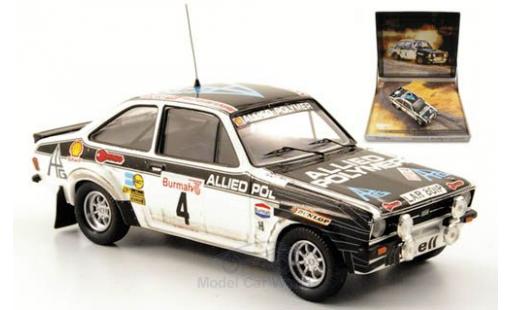 Miniature Ford Escort MKI 1/43 Trofeu MKII RS 1800 No.4 Allied Polymer RAC Rallye 1976 British Rallye Legends A.Vatanen Ford Escort MKI 1/43 Trofeu MKII RS 1800 No.4 Allied Polymer RAC Rallye 1976 British Rallye Legends A.Vatanen miniature