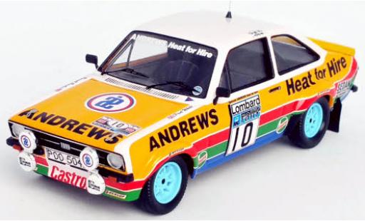 Ford Escort 1/43 Trofeu MkII RS 1800 RHD No.10 Andrews Rallye WM RAC Rally 1979 R.Brookes/P.White miniature
