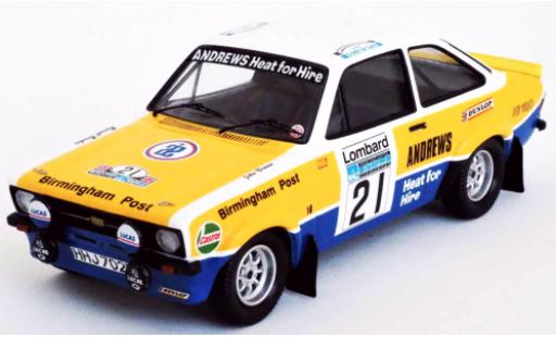 Ford Escort 1/43 Trofeu MkII RS 1800 RHD No.21 Andrews Rallye WM RAC Rally 1975 R.Brookes/J.Brown miniature