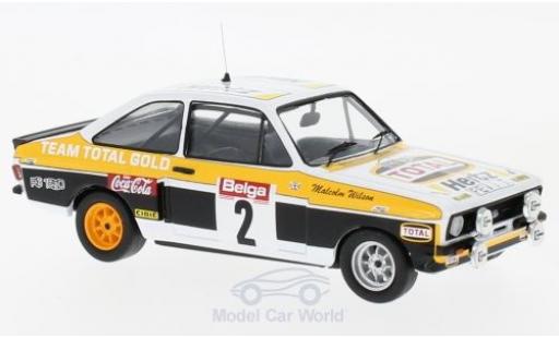 Miniature Ford Escort MKI 1/43 Trofeu MKII RS 1800 tarmac RHD No.2 Tarmac Haspengouw rally 1980 M.Wilson/T.Harryman Ford Escort MKI 1/43 Trofeu MKII RS 1800 tarmac RHD No.2 Tarmac Haspengouw rally 1980 M.Wilson/T.Harryman miniature