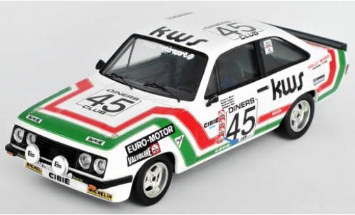 Ford Escort 1/43 Trofeu MKII RS 2000 No.45 KWS Motorsport 24h Spa 1978 H.Bauer/R.Dötsch/M.Mohr/W.Wolf miniature