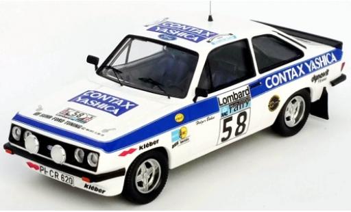 Ford Escort 1/43 Trofeu MKII RS 2000 No.58 Contax Yashica Rallye WM RAC Rallye 1978 H.Bohne/P.Diekmann miniature