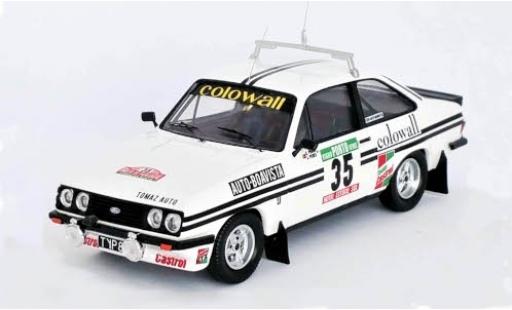 Ford Escort 1/43 Trofeu MkII RS2000 No.35 Tomaz Auto Colowall Rallye WM Rally Portugal 1978 C.Peres/J.Peres miniature