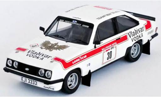Ford Escort 1/43 Trofeu MkII RS2000 RHD No.30 Bush Performance Center Vladivar Vodka Rallye Donegal 1979 J.Lyons/T.Semple miniature