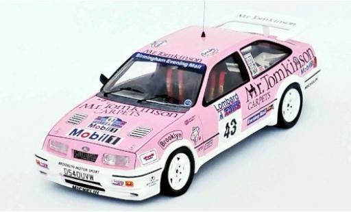 Ford Sierra 1/43 Trofeu RS Cosworth RHD No.43 Mr. Tomkinson Rallye WM RAC Rallye 1988 P.Collins/B.Thomas miniature