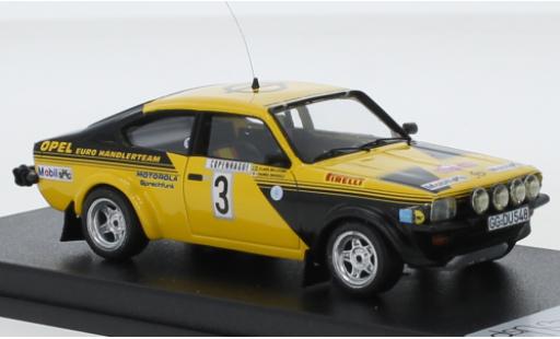 Miniature Opel Kadett 1/43 Trofeu C GT/E No.3 Euro Händlerteam Rallye WM Rallye Monte Carlo 1976 H.Mikkola/C.Billstam Opel Kadett 1/43 Trofeu C GT/E No.3 Euro Händlerteam Rallye WM Rallye Monte Carlo 1976 H.Mikkola/C.Billstam miniature