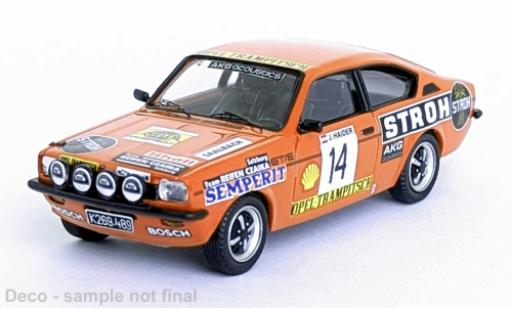 Opel Kadett 1/43 Trofeu GT/E Jänner Rally 1977 #14 1:43 miniature