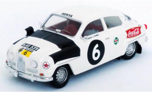 Miniature Saab 96 1/43 Trofeu RHD No.6 East African Safari Rally 12 J.A.Davies/D.Perros Saab 96 1/43 Trofeu RHD No.6 East African Safari Rally 12 J.A.Davies/D.Perros miniature
