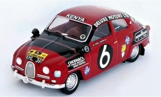 Miniature Saab 96 1/43 Trofeu RHD No.6 East African Safari Rally 13 A.Nazir/M.Bhardwaj Saab 96 1/43 Trofeu RHD No.6 East African Safari Rally 13 A.Nazir/M.Bhardwaj miniature