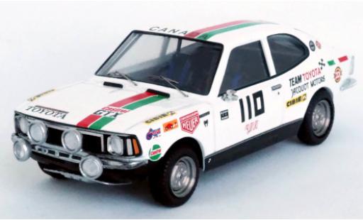 Miniature Toyota Corolla 1/43 Trofeu Levin No.110 Team Jacquot Motors Castrol Rally Press-on-Regardless 1973 W.Boyce/D.Woods Toyota Corolla 1/43 Trofeu Levin No.110 Team Jacquot Motors Castrol Rally Press-on-Regardless 1973 W.Boyce/D.Woods miniature