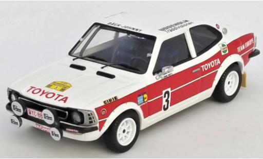 Miniature Toyota Corolla 1/43 Trofeu Levin No.3 Team Europe Rally Schweden 1977 H.Mikkola/A.Hertz Toyota Corolla 1/43 Trofeu Levin No.3 Team Europe Rally Schweden 1977 H.Mikkola/A.Hertz miniature