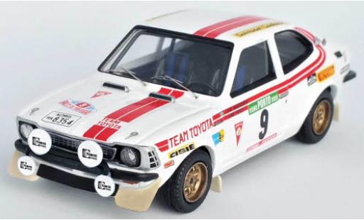 Miniature Toyota Corolla 1/43 Trofeu Levin No.9 Team Rallye WM Rallye Portugal 1975 O.Andersson/A.Hertz Toyota Corolla 1/43 Trofeu Levin No.9 Team Rallye WM Rallye Portugal 1975 O.Andersson/A.Hertz miniature