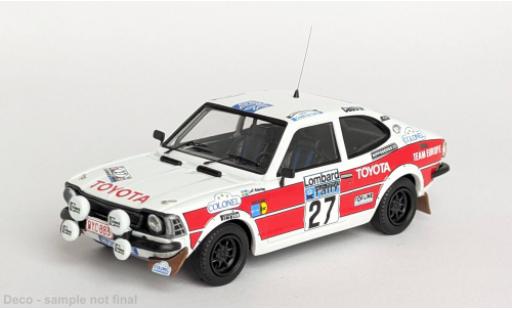 Miniature Toyota Corolla 1/43 Trofeu Levin RAC Rally 1977 #27 1:43 Toyota Corolla 1/43 Trofeu Levin RAC Rally 1977 #27 1:43 miniature