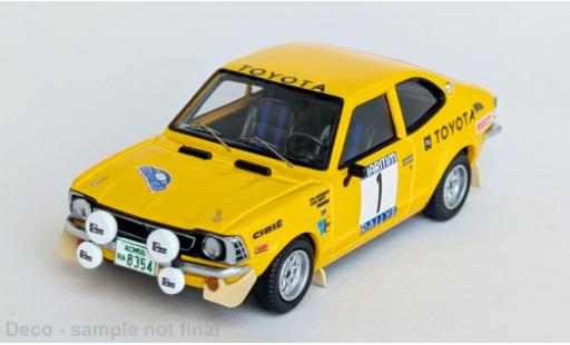 Miniature Toyota Corolla 1/43 Trofeu Levin Rally Nordland 1974 #1 1:43 Toyota Corolla 1/43 Trofeu Levin Rally Nordland 1974 #1 1:43 miniature