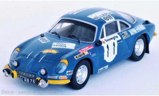 Miniature Alpine A110 1/43 Trofeu Renault No.11 Rallye WM Rallye Suède 1973 Alpine A110 1/43 Trofeu Renault No.11 Rallye WM Rallye Suède 1973 miniature